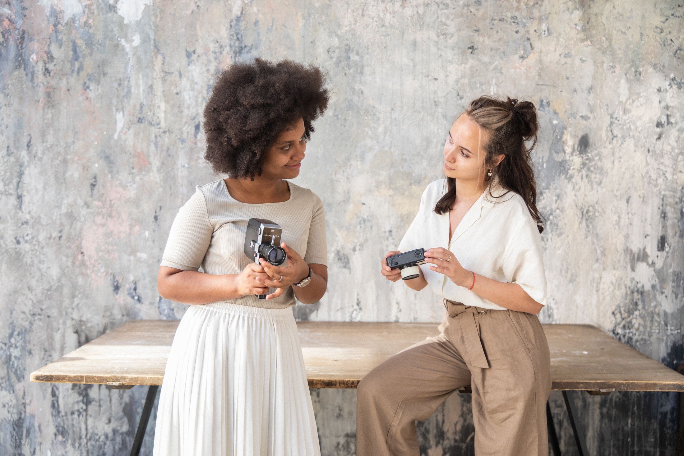 A creator connecting with her audience